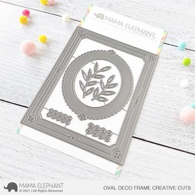 Mama Elephant Creative Cuts - Oval Deco Frame